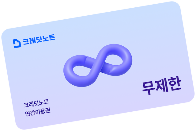 무제한 신용평가등급 확인서